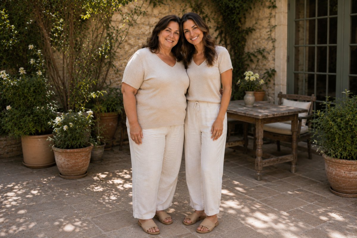 Two women enjoying time together outdoors