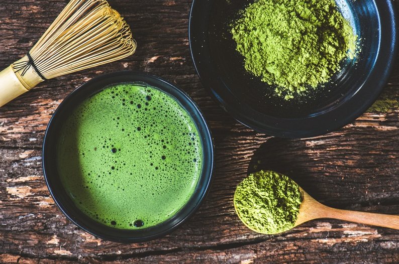 Green tea in its natural form